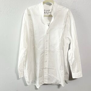 Frank & Eileen 100% cotton womens button down large made in Italy